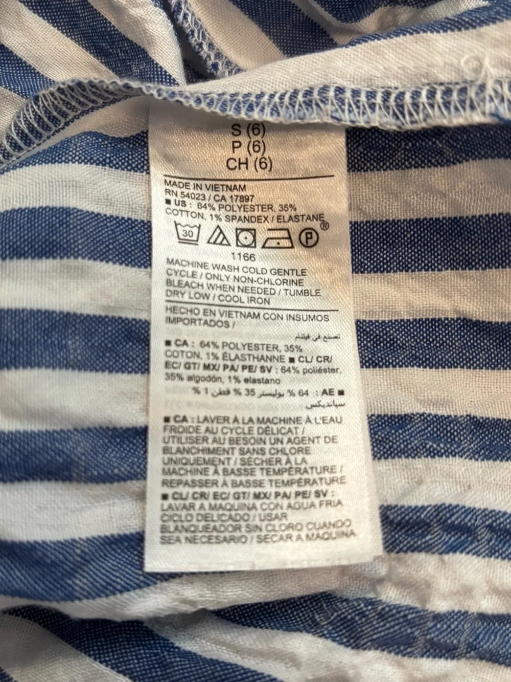 OLD NAVY Striped Two-Piece Set. Size S(6/7).
